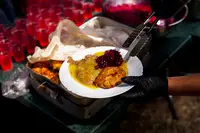 Labor meal prepared in bulk